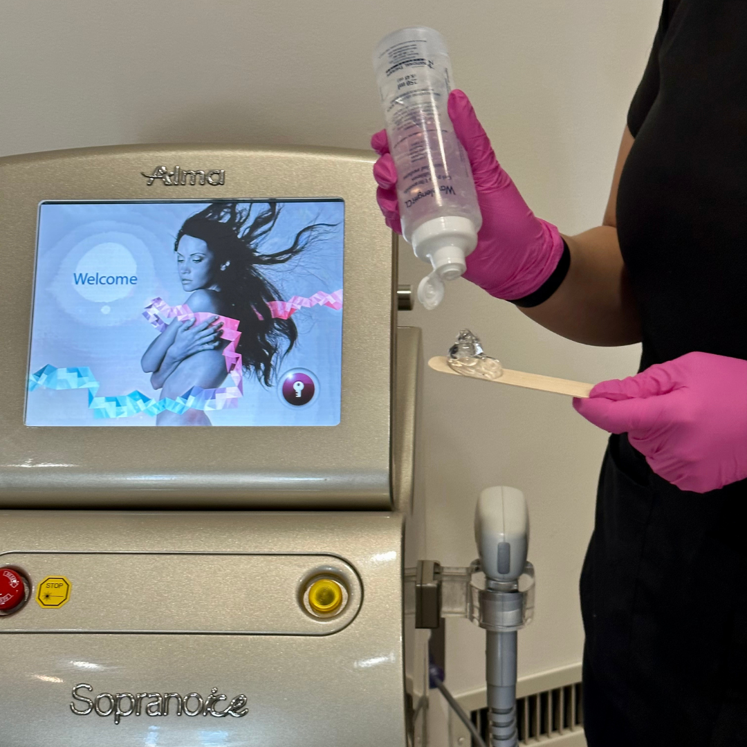 Laser hair removal in Edmonton with the Alma Soprano ice